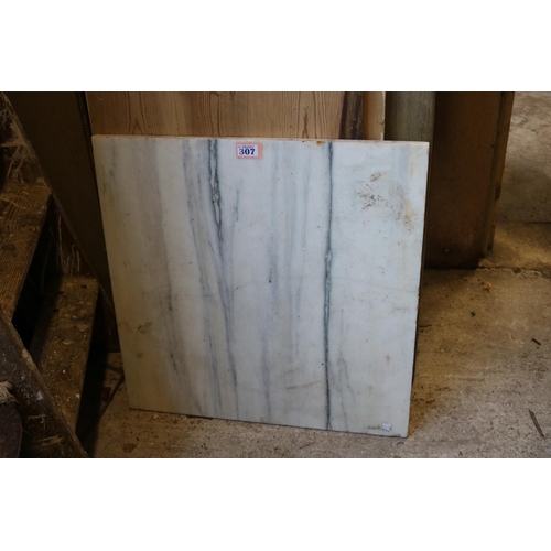 307 - Slab marble 2ft square