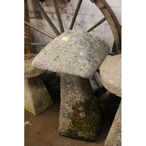 510 - Square topped granite mushroom