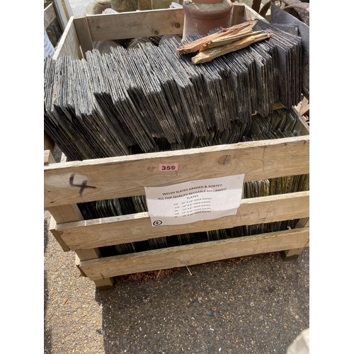 359 - Pallet of welsh slates 750