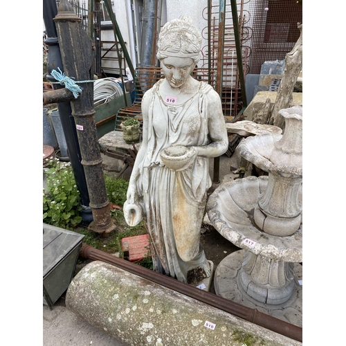 518 - 5ft reconstituted stone water fountain