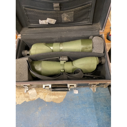 587 - 2 Winchester spotting scopes (1 good,1 for spares)