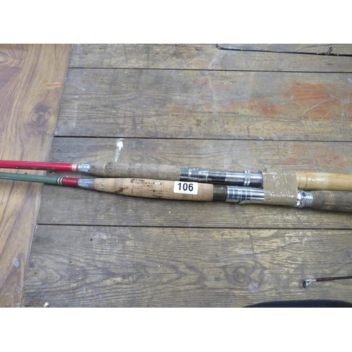 106 - 2 carbon boat rods