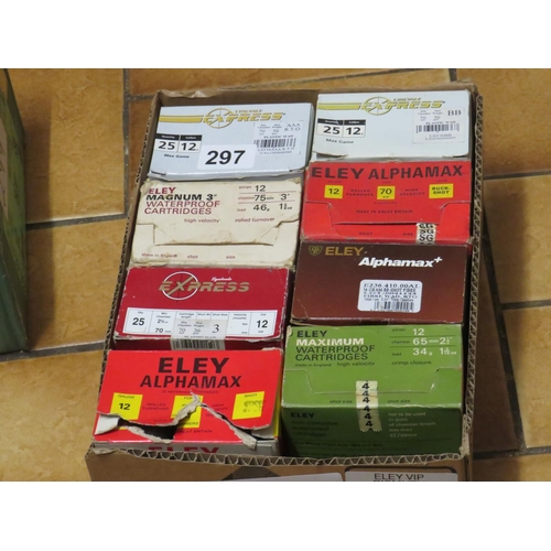 297 - 200 12 gauge assorted magnum cartridges