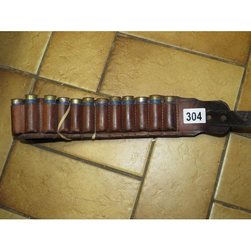 304 - 16 gauge cartridges & belt