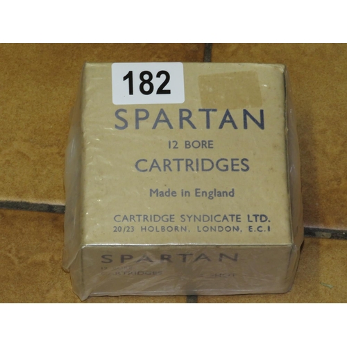 182 - 25 Spartan 12 gauge collectors cartridges