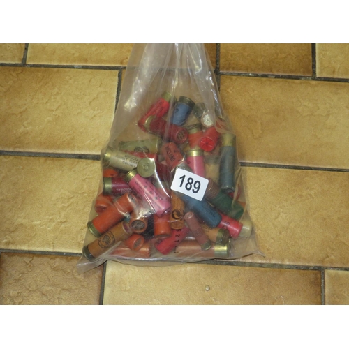 189 - 50 assorted paper cartridges