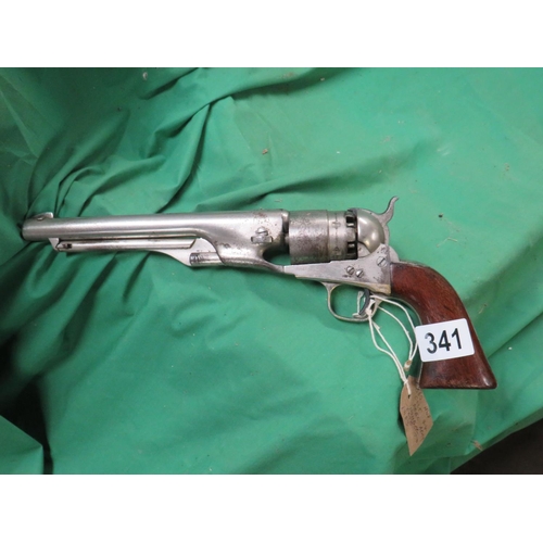 341 - 1860 Colt Army .44 percussion revolver US civil war era mid action ,excellent condition