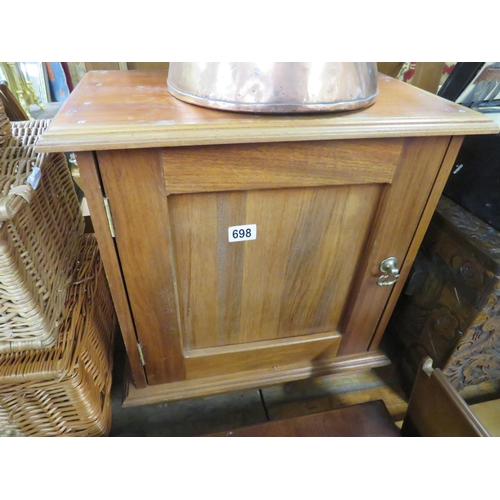 698 - Walnut wall cabinet