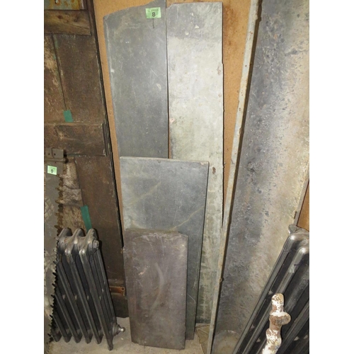 8 - 4 slabs floor slate