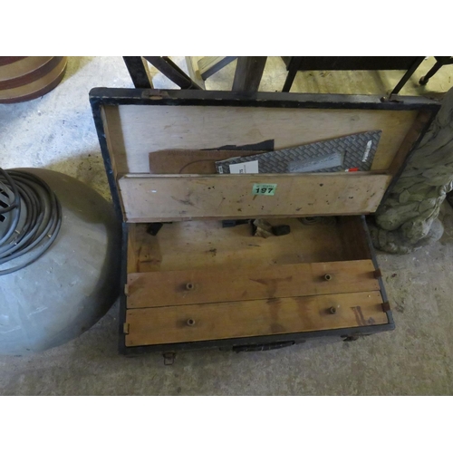 197 - Carpenters tool box