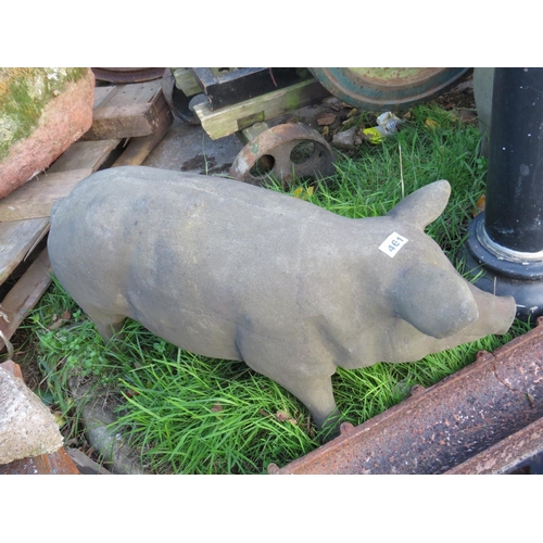 461 - Reconstituted stone pig length 38