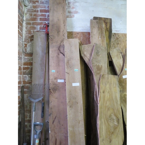 1110 - 1 chestnut plank length 11ft 6