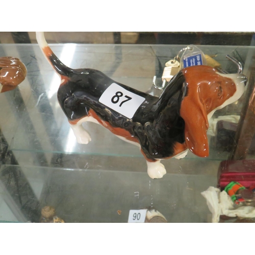 87 - Beswick Bassett hound