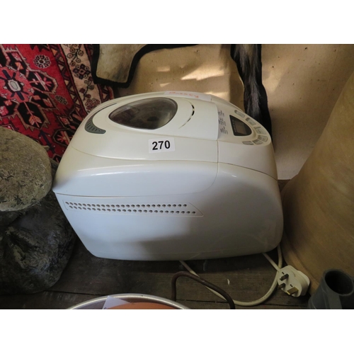 270 - Bread maker as new