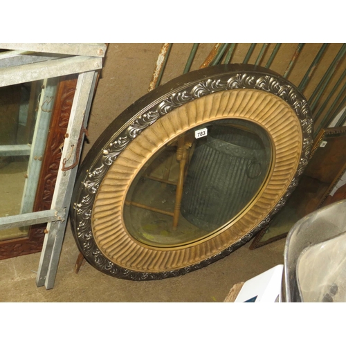 783 - Circular wall mirror