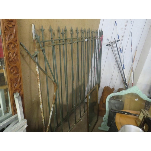 785 - Pair 5ft garden railings