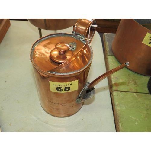 68 - Victorian copper cooking oil dispenser