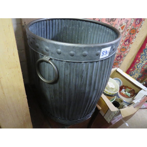 834 - Galvanised dolly tub