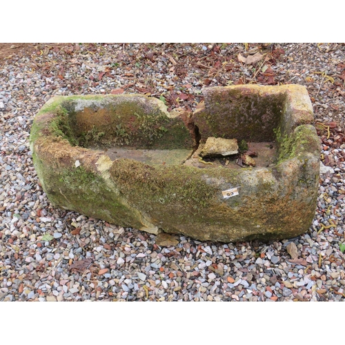 53 - Broken stone trough