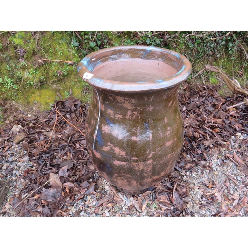 8 - Stoneware garden pot height 35