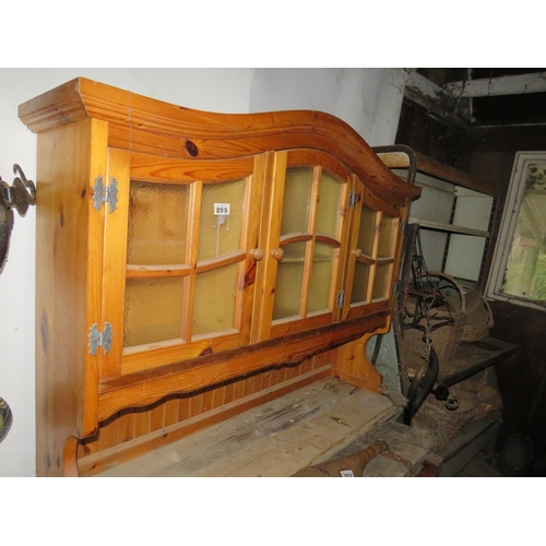 295 - Arched pine dresser top