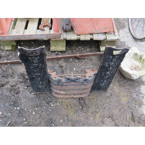 528 - Cast iron firefront