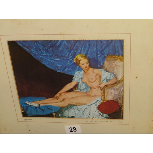 28 - Sir William Russell Flint print-Cynthia