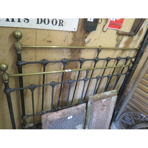 4 - Victorian brass & iron double bed