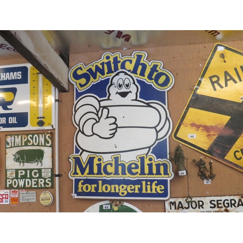 42 - Michelin sign on hardboard 41