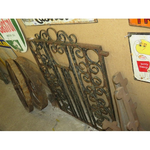 49 - Wrought iron garden gate