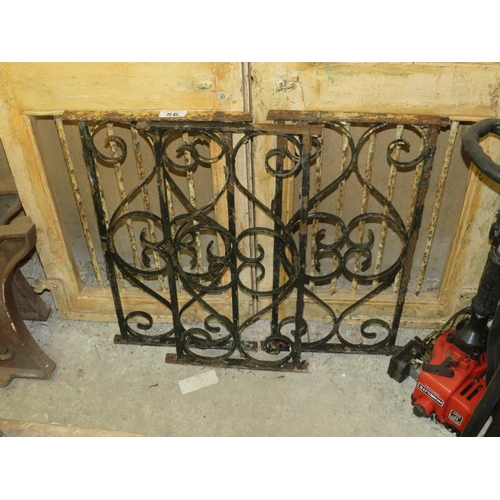 56 - 3 wrought iron stands