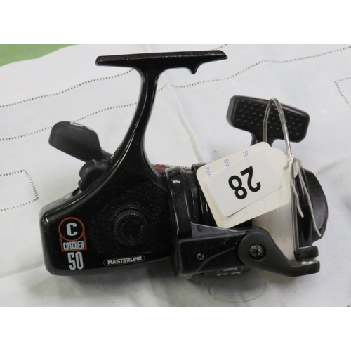 28 - Master line catcher 50 surf casting reel