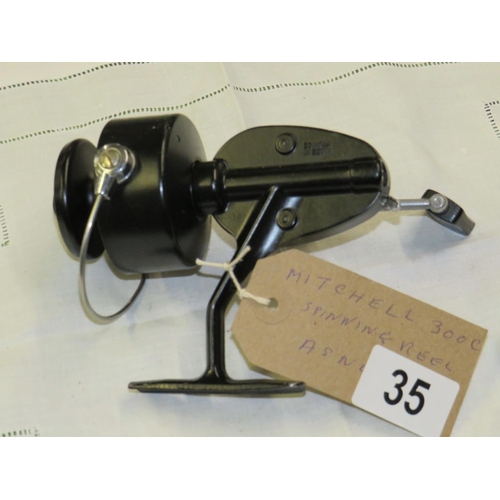 35 - Mitchell 300c spinning reel (as new)