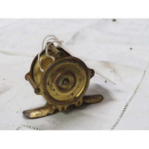 85 - Small brass reel