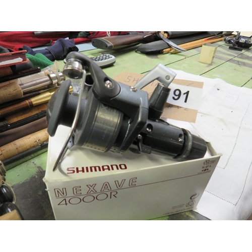 91 - Shimano 4000 SBL & spare spool in box