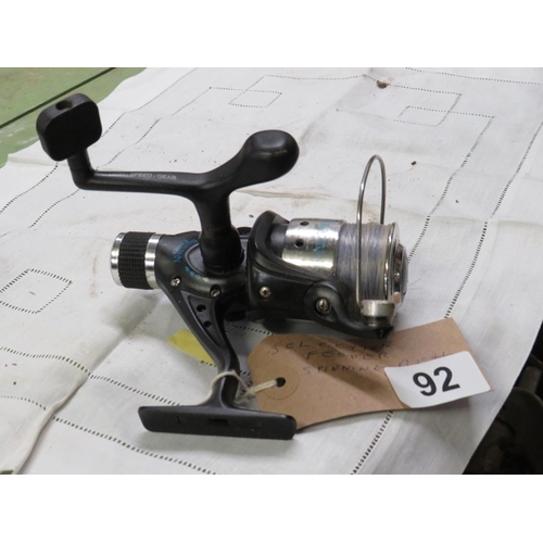 92 - Selectivorv feeder spinning reel