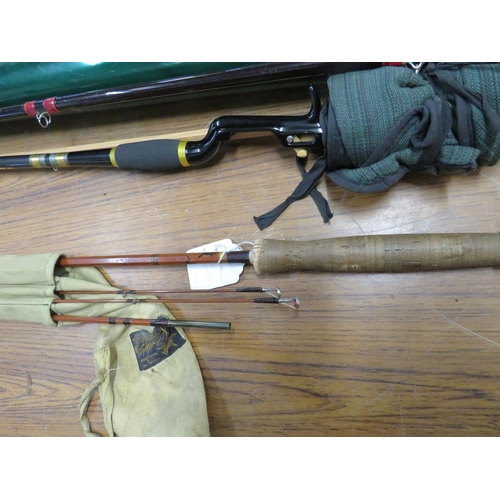 155 - Sharps-The Scottie Herder 9ft fly rod with 2 top sections(1 damaged)