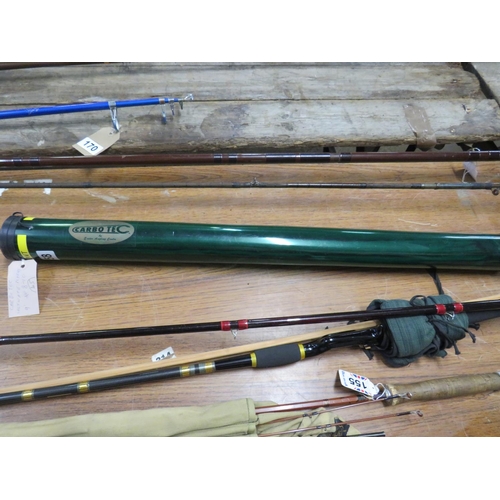 158 - Carbotec 9ft saltwater fly rod 4pc #8-10