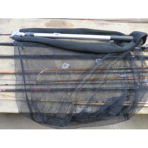 190 - Large folding extending landing net