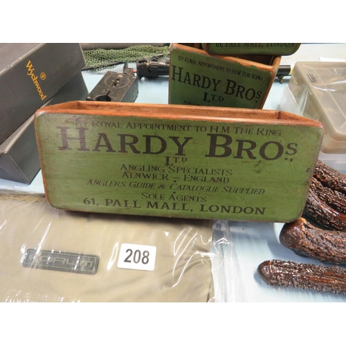 207 - Hardy wooden box