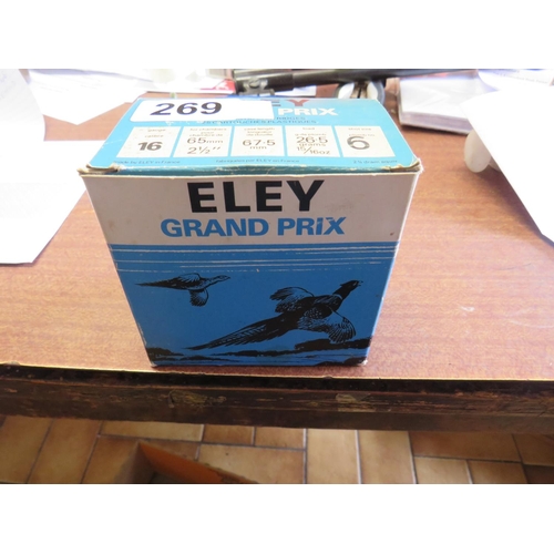 269 - Box Eley 16 gauge cartridges