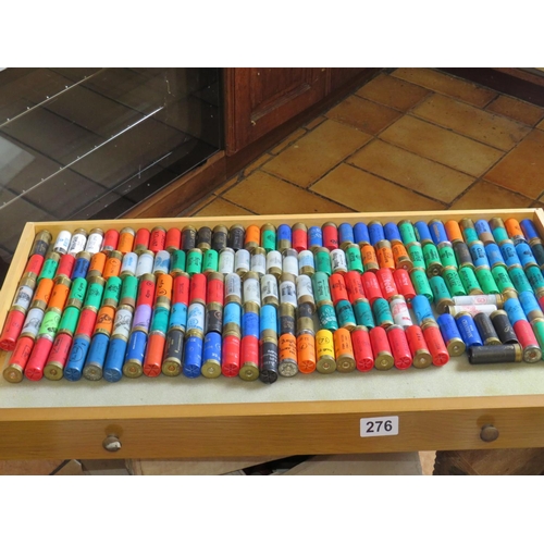 276 - Drawer 159 12 gauge collectors cartridges