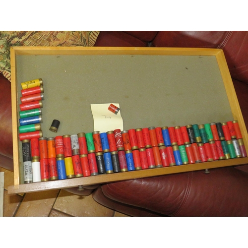 285 - Drawer 74 collectors cartridges