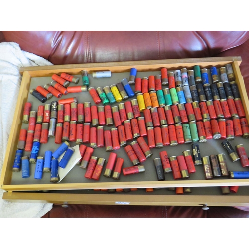 287 - Drawer 140 collectors 12 gauge cartridges