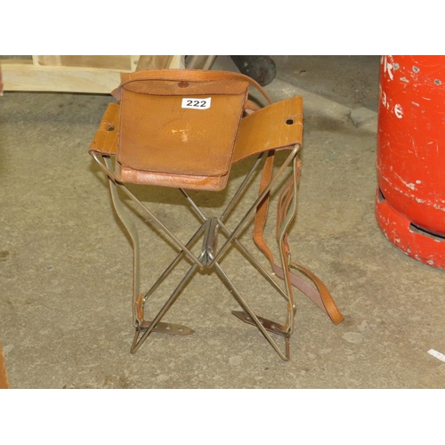 223 - Folding fishing stool in case