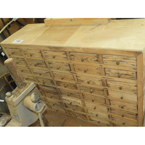 150 - 40 drawer cabinet