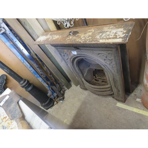 73 - 2 cast iron fireplaces