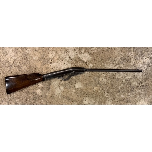 359 - Very rare .25 calibre juvenile heavy Gem type air rifle,length is a small 34