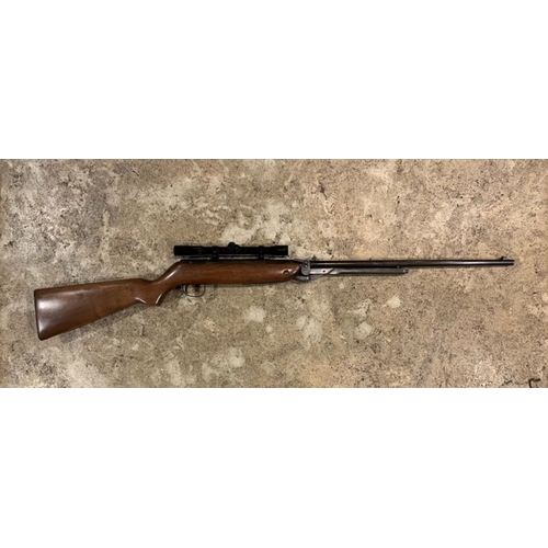 360 - Webley .22 air rifle with a Webley red  4x20 telescopic scope