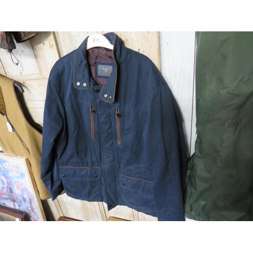 611 - M & S waterproof coat